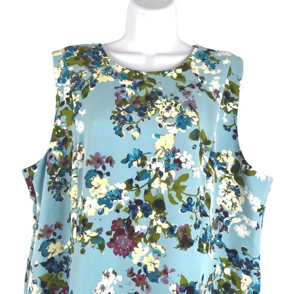 J. Jill Dress Women's Size 18 Sleeveless Floral Multicolored NWT‎ DR-1182 - Picture 3 of 12